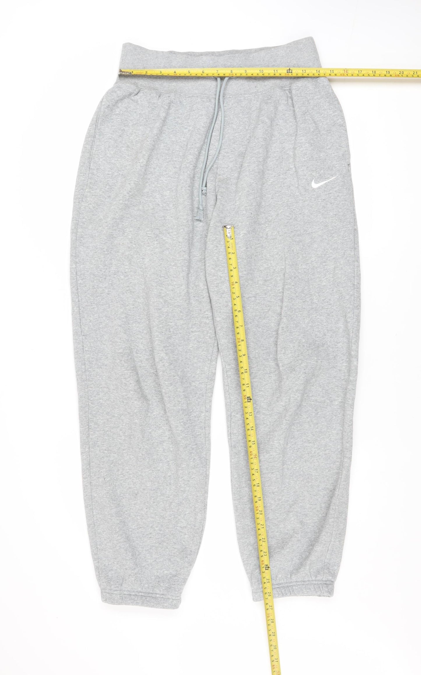 Nike Men's Grey Jogger Sweatpants Small Regular Fit French Terry