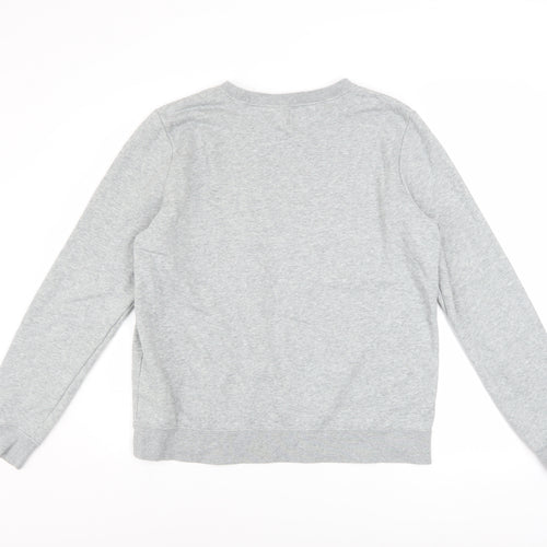 Nike Men’s Grey Crew Neck Pullover Sweatshirt M Regular Fit