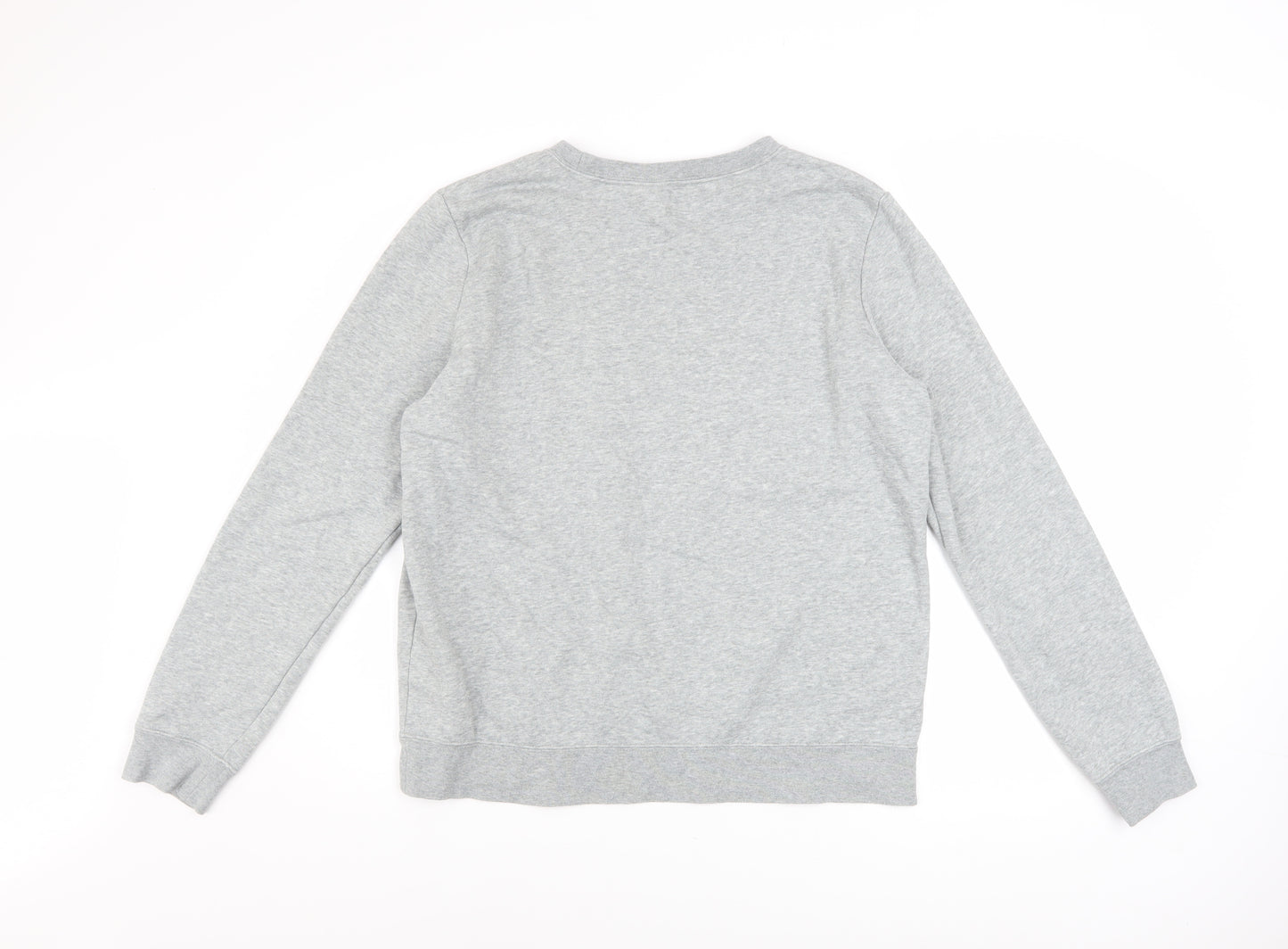 Nike Men’s Grey Crew Neck Pullover Sweatshirt M Regular Fit