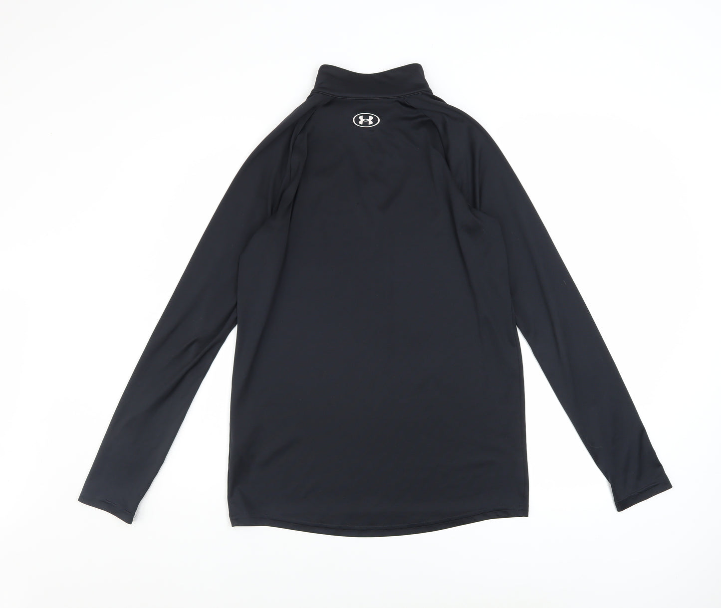 Under Armour Boys Black XL Half Zip Sweatshirt Lightweight Training Top