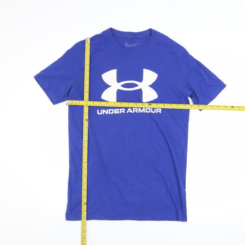 Under Armour Men's Blue Short Sleeve Crew Neck Sports T-Shirt Size S