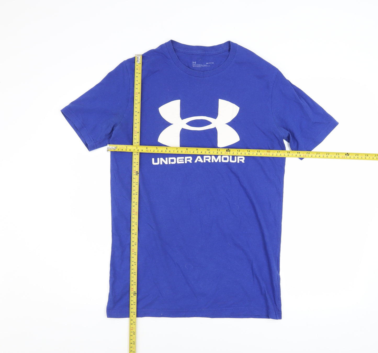 Under Armour Men's Blue Short Sleeve Crew Neck Sports T-Shirt Size S