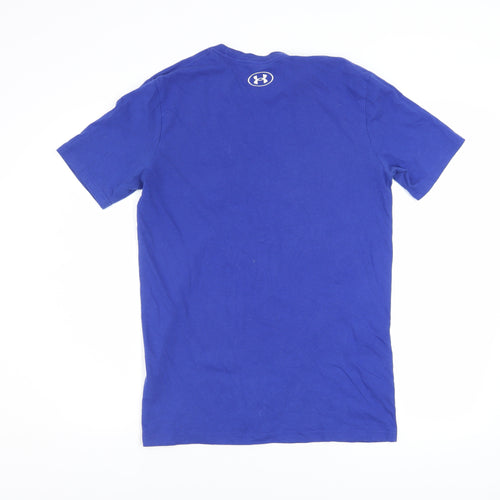 Under Armour Men's Blue Short Sleeve Crew Neck Sports T-Shirt Size S
