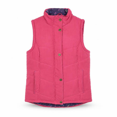 Marks and Spencer Per Una Pink Padded Women's Waistcoat Size 10