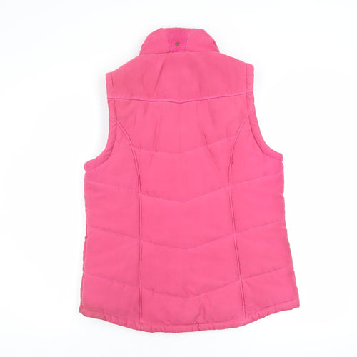 Marks and Spencer Per Una Pink Padded Women's Waistcoat Size 10