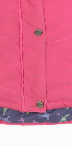Marks and Spencer Per Una Pink Padded Women's Waistcoat Size 10