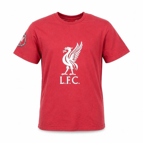 L.F.C. Boys Red Short Sleeve Cotton T-Shirt 12-13 Years Football Logo Top