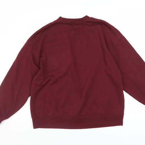 Dunnes Stores Mens Red NY Crew Neck Sweatshirt Medium