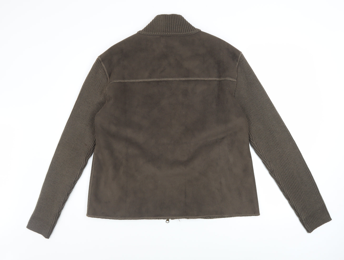 TCM Women Brown Faux Fur Lined Polyester Jacket Size 16/18