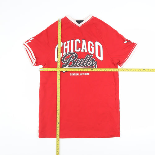 Next Boys Red Chicago Bulls NBA T-Shirt 9 Years Short Sleeve 100% Cotton