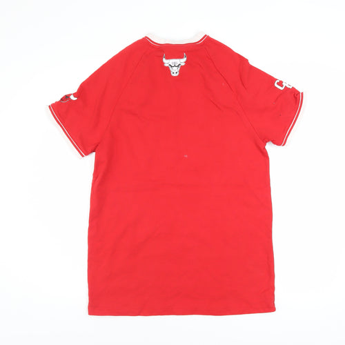Next Boys Red Chicago Bulls NBA T-Shirt 9 Years Short Sleeve 100% Cotton