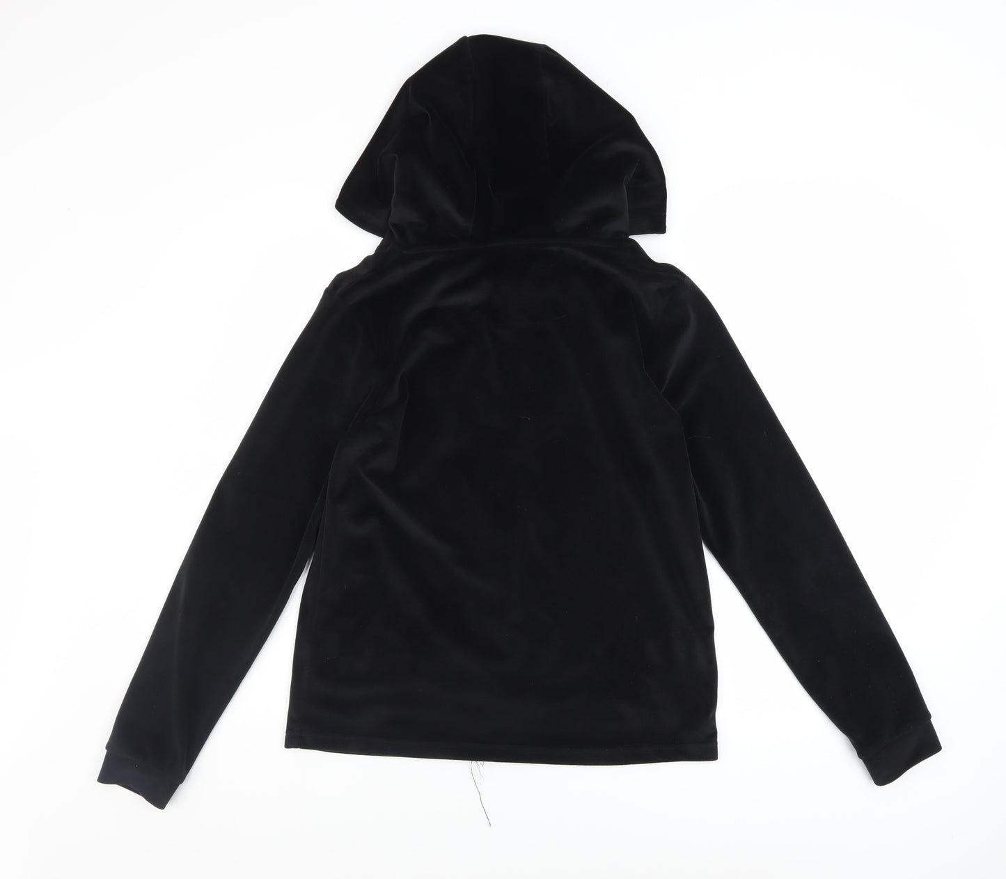 Firetrap Girls Black Full Zip Velvet Hoodie 13 Years