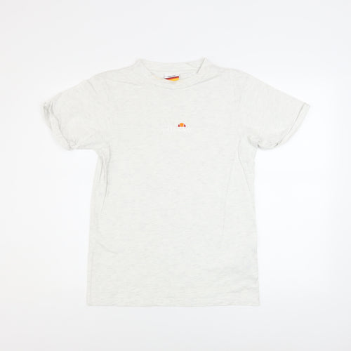 Ellesse Women's White Short Sleeve Basic T-Shirt UK 4