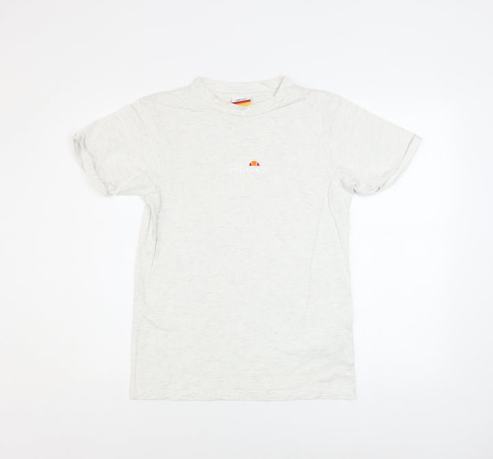 Ellesse Women's White Short Sleeve Basic T-Shirt UK 4