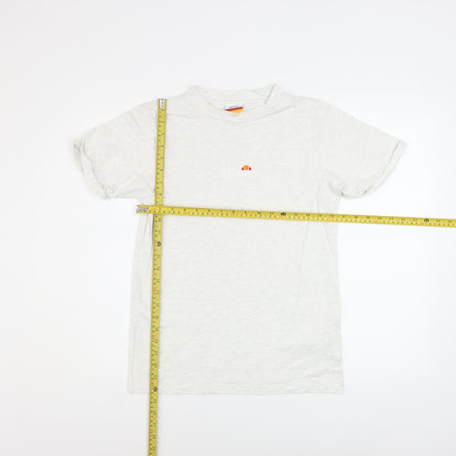 Ellesse Women's White Short Sleeve Basic T-Shirt UK 4