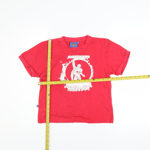 Superman Red Women’s Medium T-Shirt Short Sleeve Crew Neck Cotton