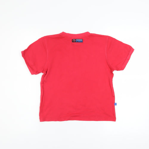 Superman Red Women’s Medium T-Shirt Short Sleeve Crew Neck Cotton