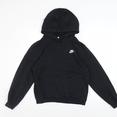 Nike Boys Black XL Pullover Fleece Hoodie Sweatshirt