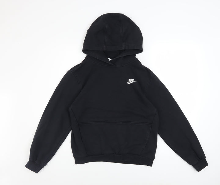 Nike Boys Black XL Pullover Fleece Hoodie Sweatshirt