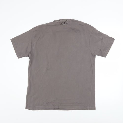 Couture Women's Grey Bear Print Cotton T-Shirt UK 6