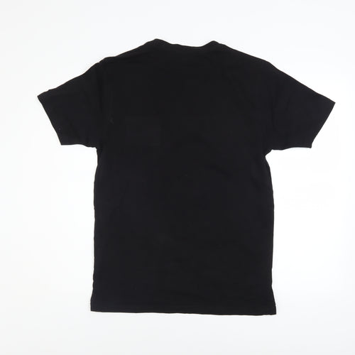 Jameson Carter Men's Black Cotton Crew Neck Short Sleeve T-Shirt Size S