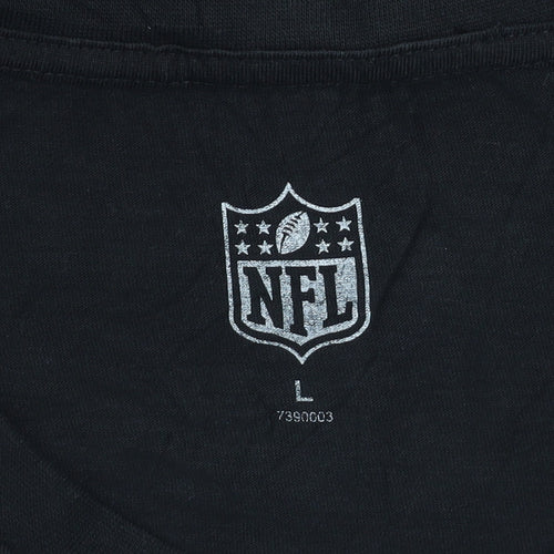 NFL Kansas City Chiefs Men's Black Cotton Graphic T-Shirt L