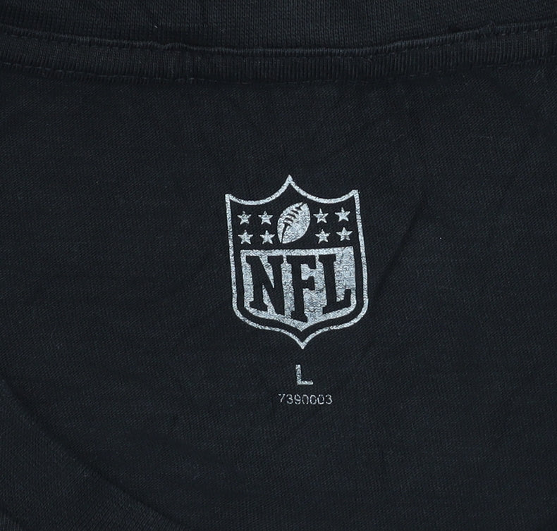 NFL Kansas City Chiefs Men's Black Cotton Graphic T-Shirt L