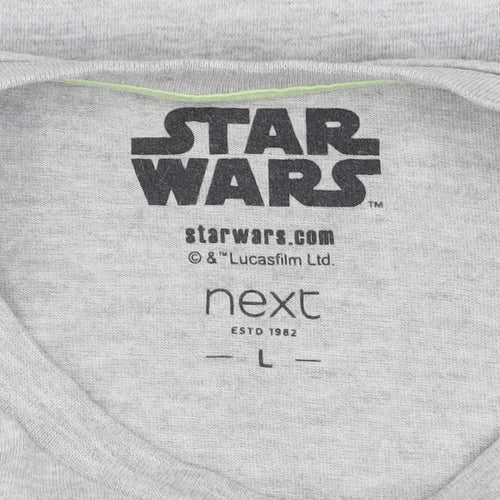 Next Star Wars Men's Grey Short Sleeve T-Shirt Size L