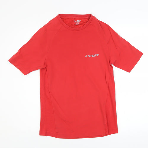 Jockey Men’s Red Sport Performance Athletic T-Shirt Size S
