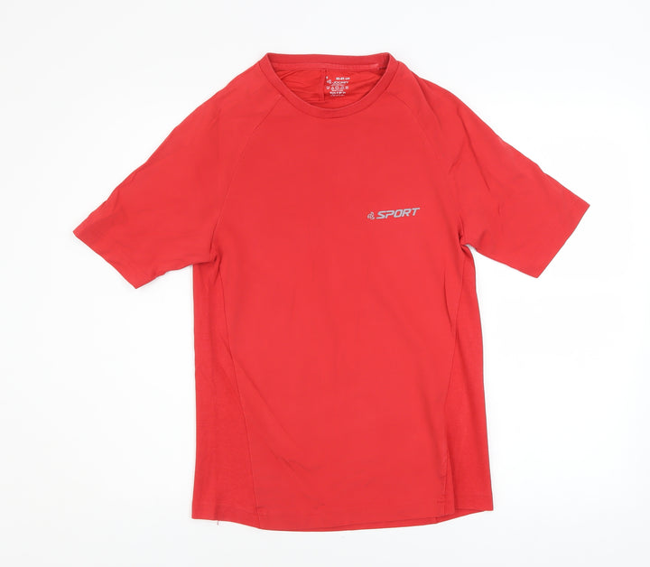 Jockey Men’s Red Sport Performance Athletic T-Shirt Size S