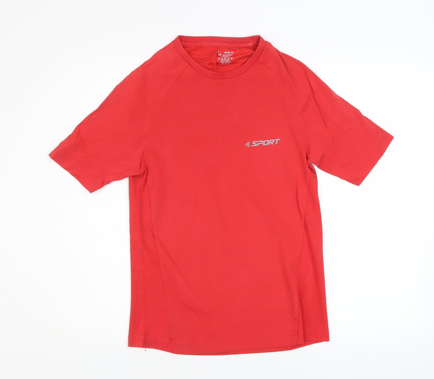 Jockey Men’s Red Sport Performance Athletic T-Shirt Size S