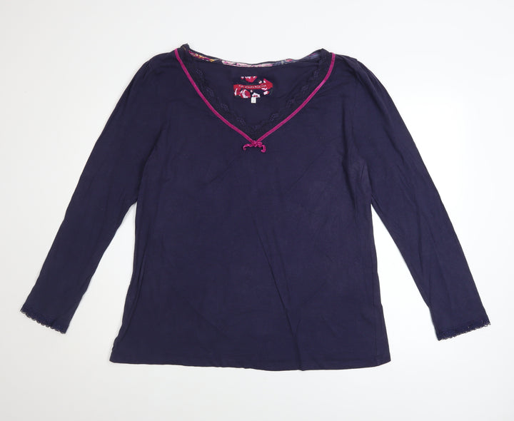 RJR John Rocha Women's Blue Long Sleeve V-Neck Tunic Top Size 20