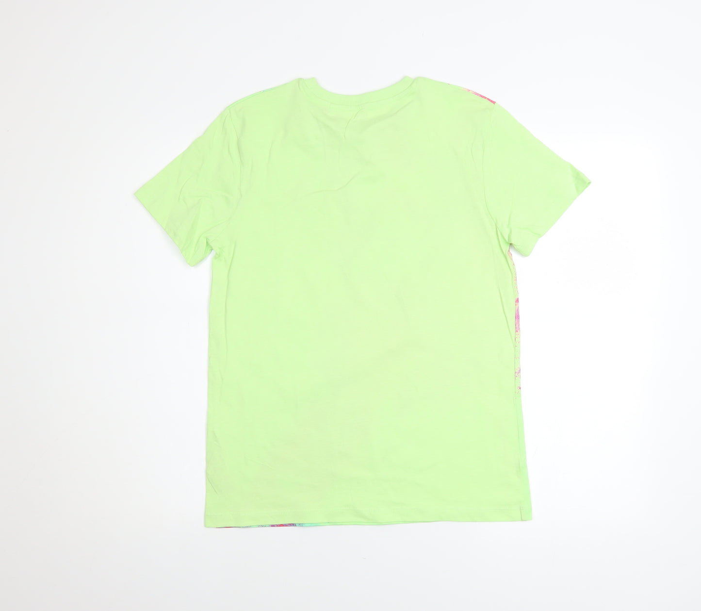 Next Boys Lime Green Colour Splash Graphic Short Sleeve T-Shirt 12 Years
