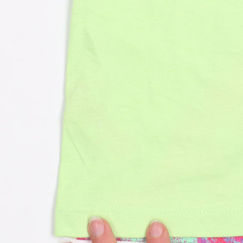 Next Boys Lime Green Colour Splash Graphic Short Sleeve T-Shirt 12 Years