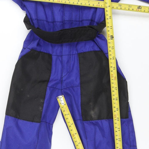 Wulf Boys Blue Black Racing Track Pants 4 Years Insulated Waterproof