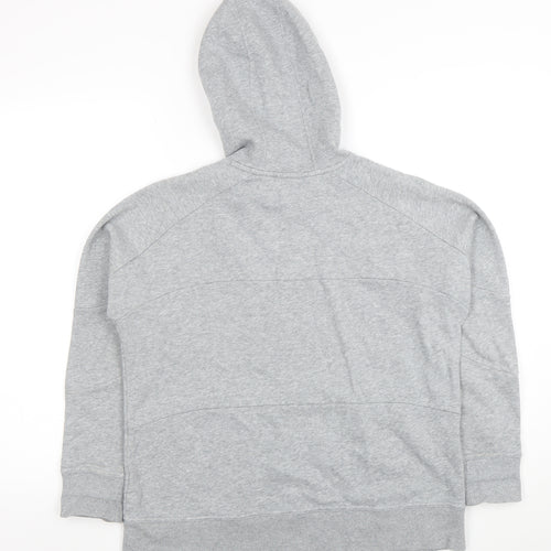 Under Armour Women Grey Loose Fit Pullover Hoodie Small