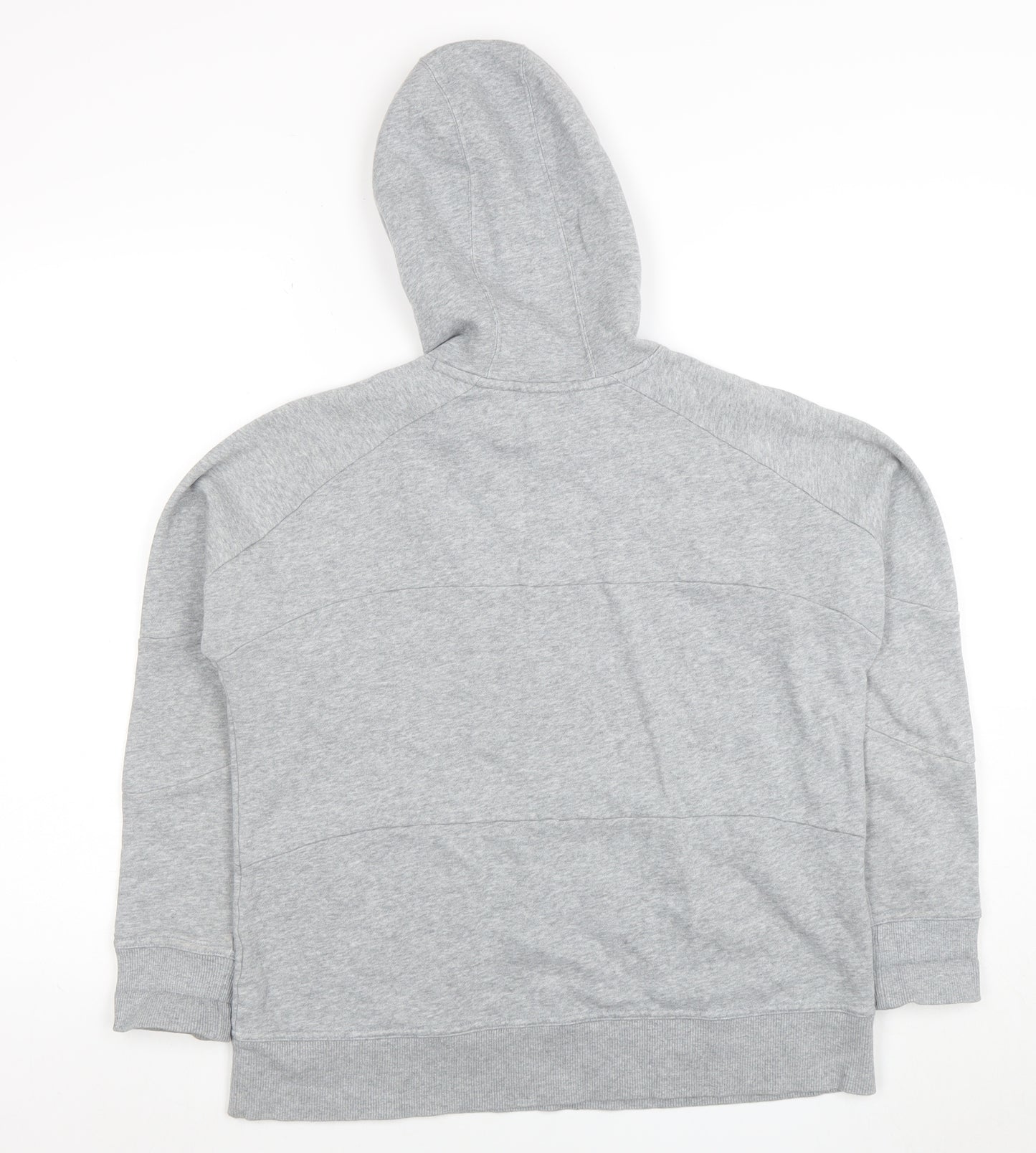 Under Armour Women Grey Loose Fit Pullover Hoodie Small