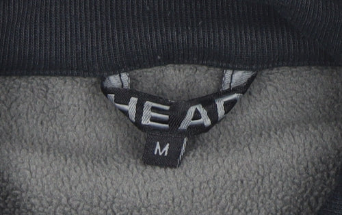 Head Men's Black Full Zip Fleece Jacket Size M Sports Outdoor