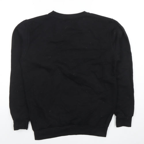 Stars & Stripes Boys Black Christmas Things Sweatshirt Size S