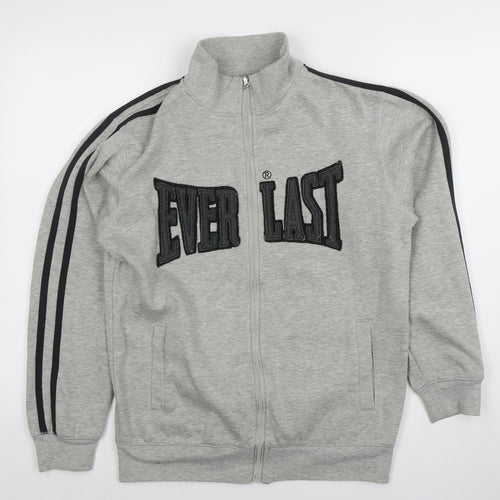 Everlast Men's Grey Full Zip Fleece Sweatshirt Size S