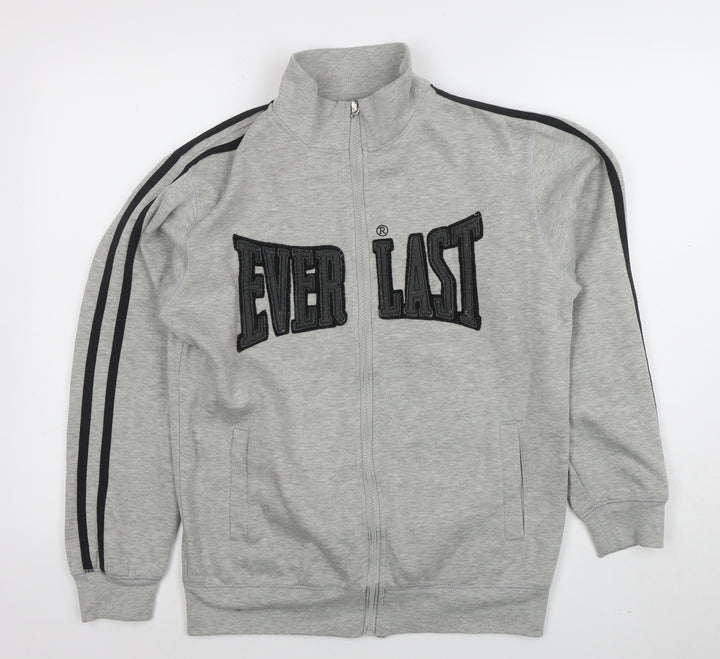 Everlast Men's Grey Full Zip Fleece Sweatshirt Size S