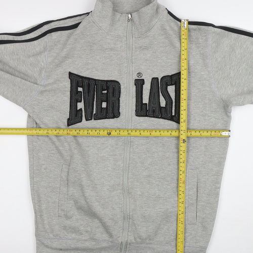 Everlast Men's Grey Full Zip Fleece Sweatshirt Size S