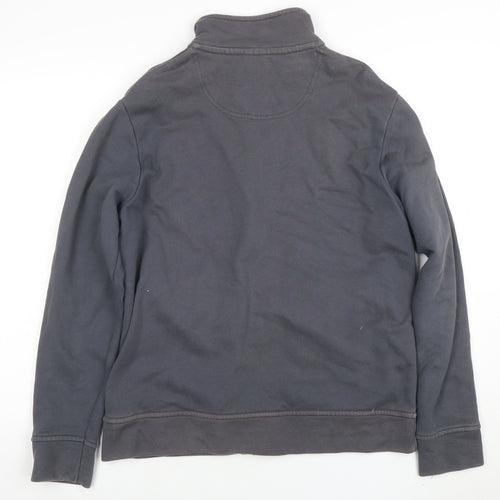 St George By Duffer Men’s Grey Full Zip Sweatshirt Medium