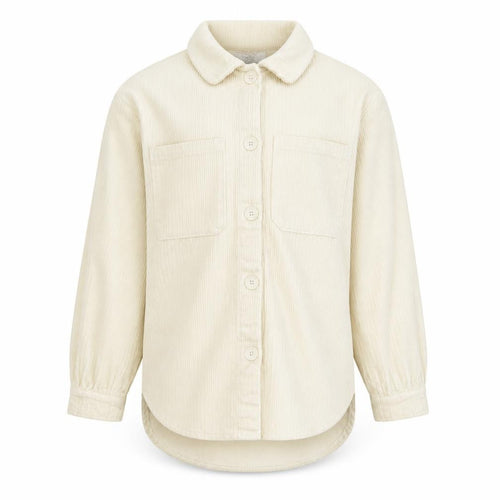Primark Girls Ivory Corduroy Shirt Jacket 11-12 Years Button Front