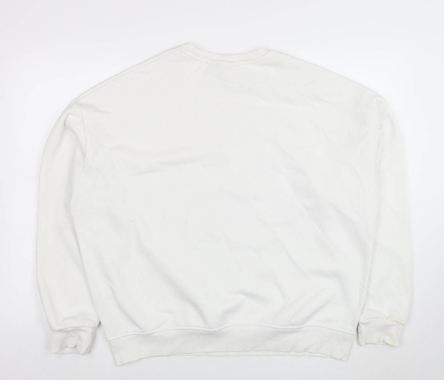 Primark NFL Kansas City Chiefs White Sweatshirt Women M Cotton Blend