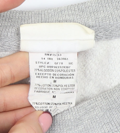 Champion Men's Grey Reverse Weave Pullover Sweatshirt Medium