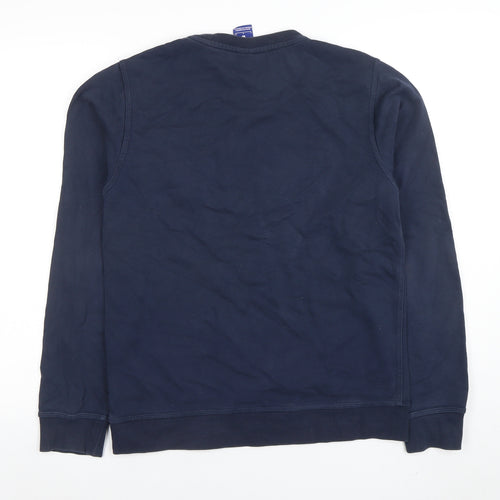 Nike Women’s Navy Blue Small Pullover Sweatshirt Crew Neck Cotton