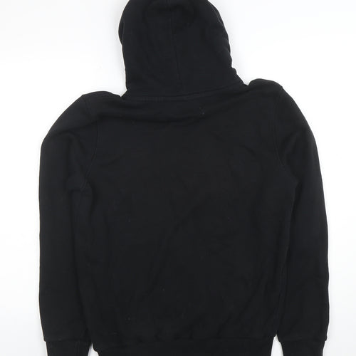 Barcelona Designs Men's Black Pullover Hoodie Size L Graphic Cotton