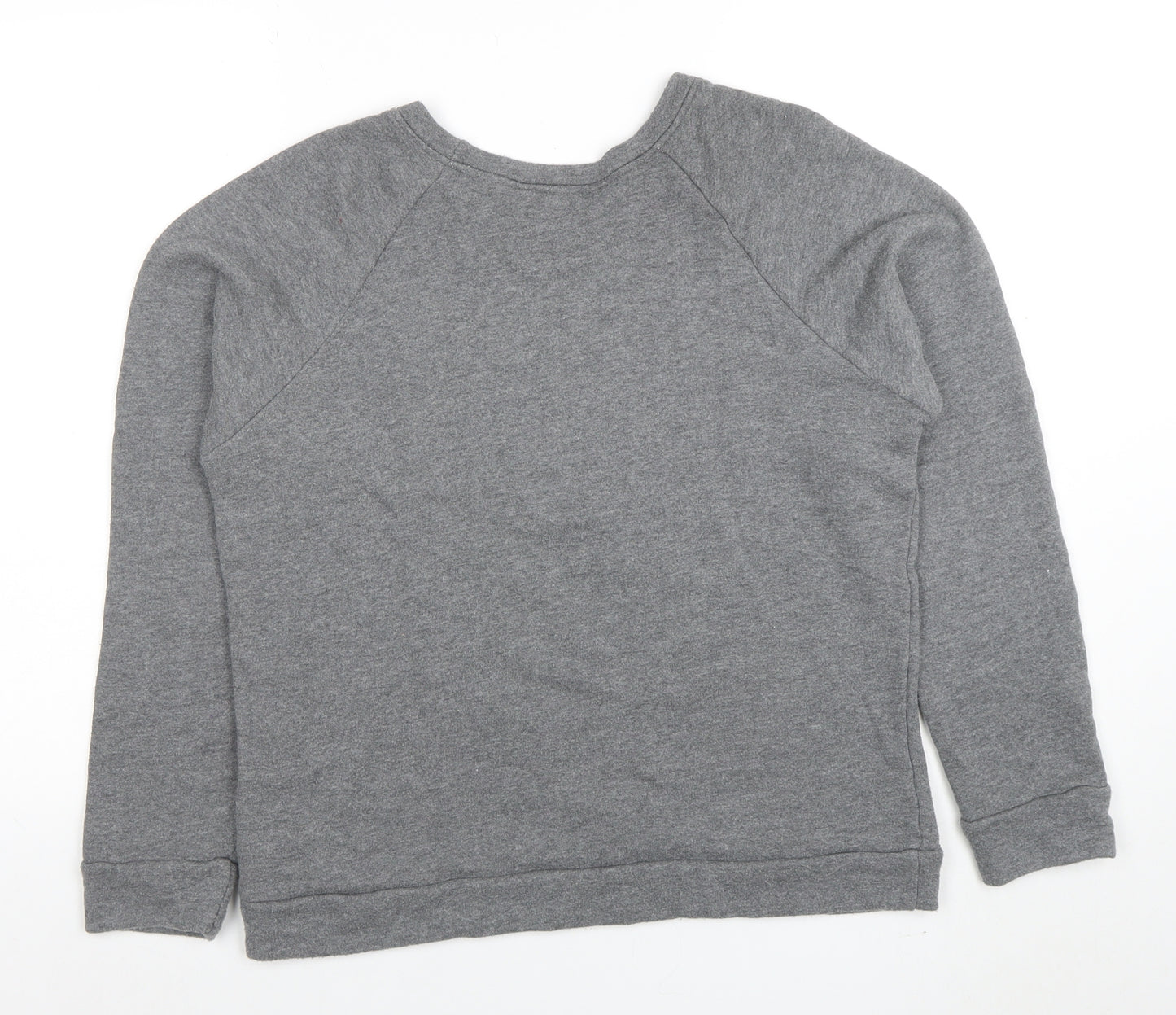 Disney Women Grey Mickey Mouse Graphic Pullover Sweatshirt Size M