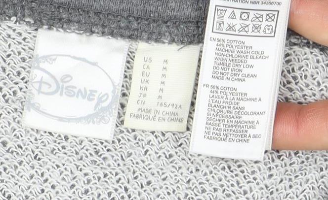 Disney Women Grey Mickey Mouse Graphic Pullover Sweatshirt Size M